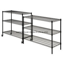 NSF Multifunction Adjustable Epoxy Metal Wire Display Shelving Unit